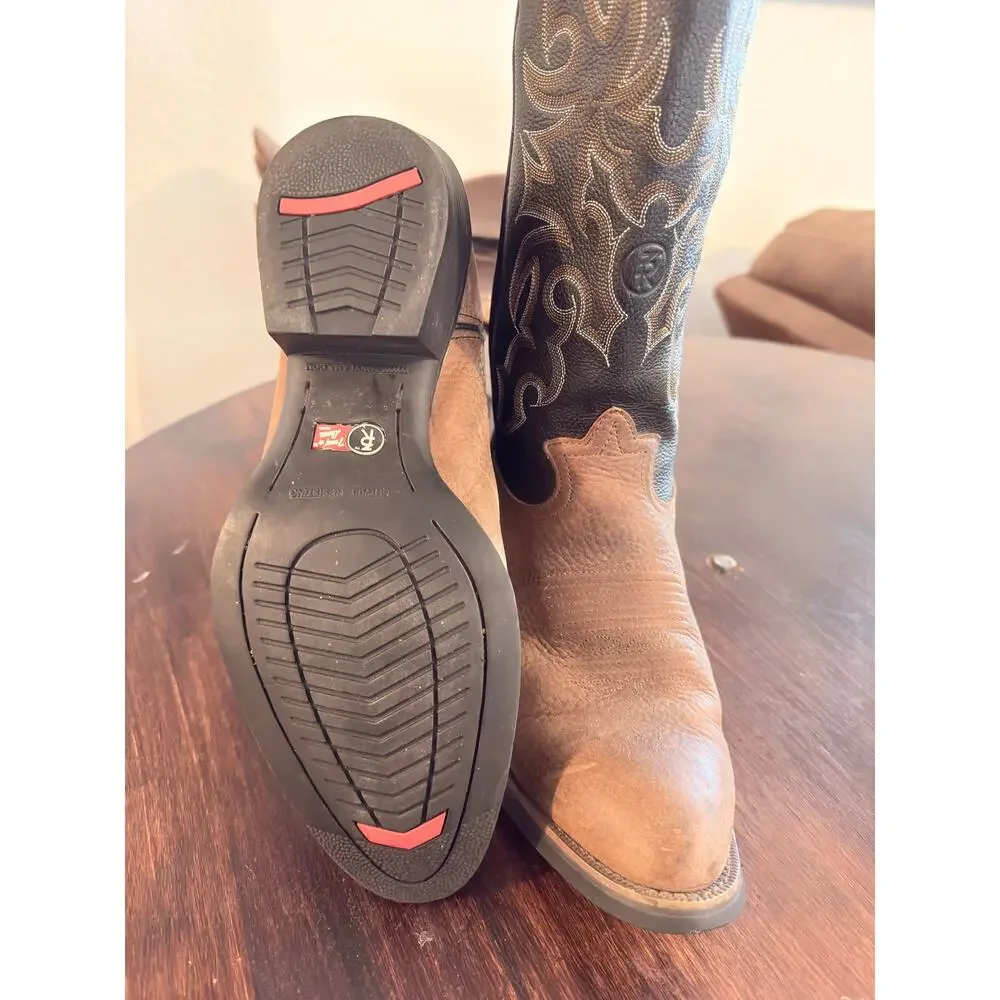 Tony Lama Genuine Leather Cowboy Boots Men's Size 11EE